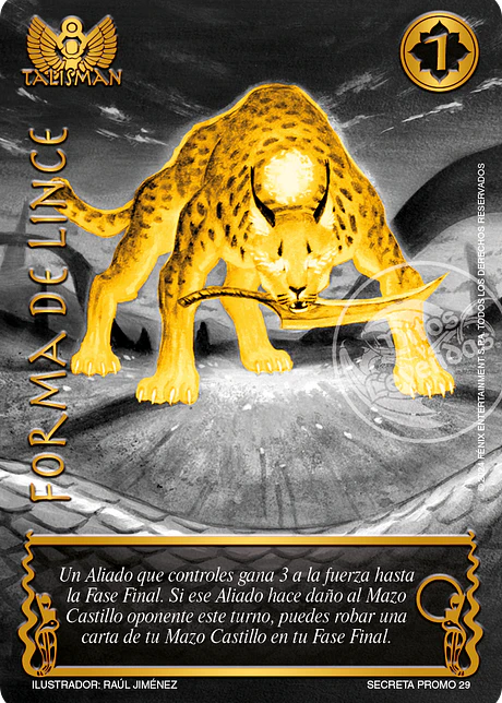 Forma de Lince (LBPB24 - Dorada)