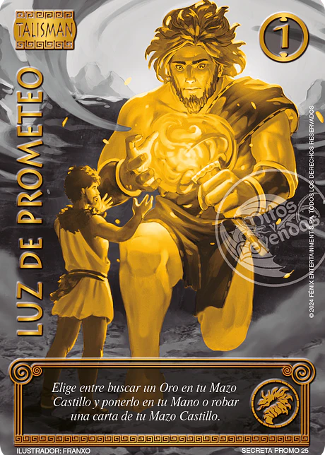 Luz de Prometeo (LBPB24 - Dorada)