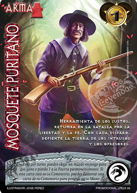 Mosquete Puritano (LPE25 - Arte Alternativo)