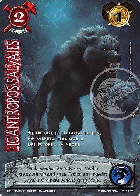 Licantropos Salvajes (LPE25 - Arte Alternativo)