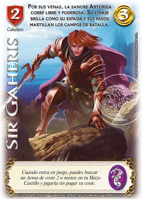 Sir Gaheris (LBPB25 - Arte Alternativo)