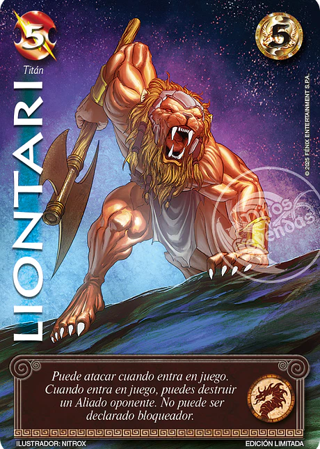 Liontari (LBPB25 - Foil lluvia premium)