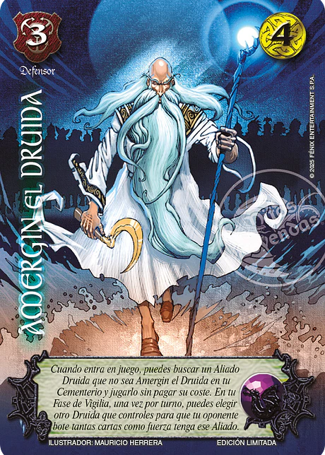 Amergin El Druida (LBPB25 - Foil lluvia premium)