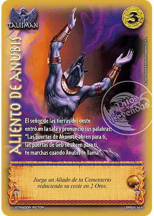 Aliento De Anubis (LBPB25 - Arte Alternativo)