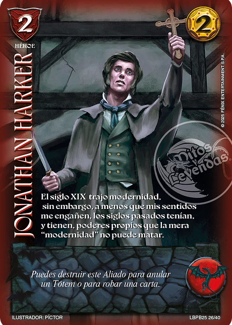 Jonathan Harker (LBPB25 - Arte Alternativo)
