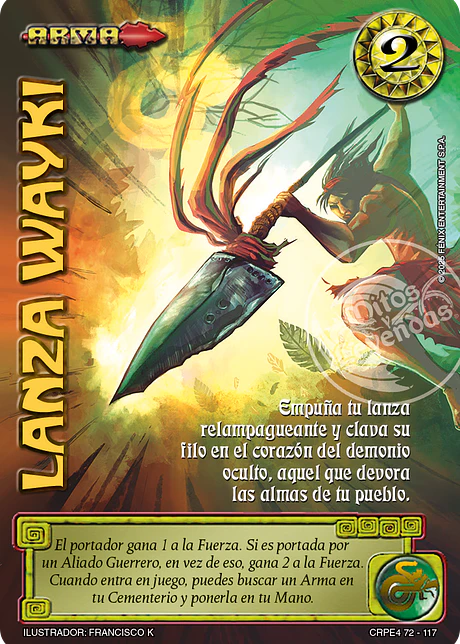 Lanza Wayki (Kit Racial Guerrero 2025)
