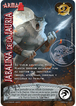 Jabalina de la Jauria (Kit Racial Licántropo 2025)