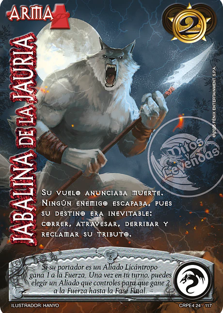 Jabalina de la Jauria (Kit Racial Licántropo 2025)