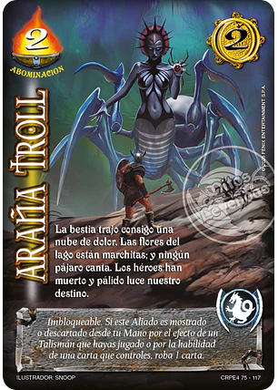 Araña Troll (Kit Racial Abominación 2025)