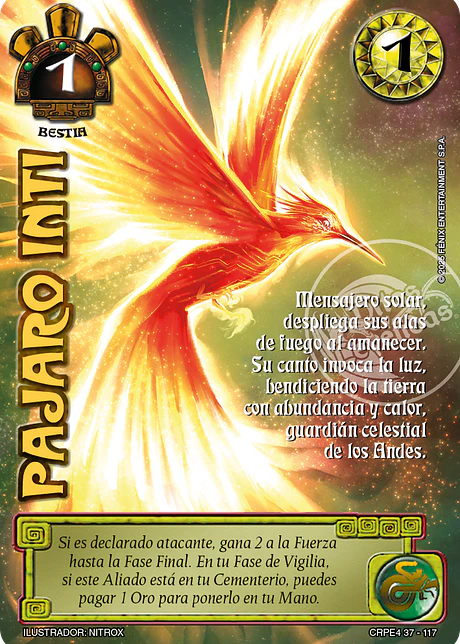 Pájaro Inti (Kit Racial Bestia 2025)