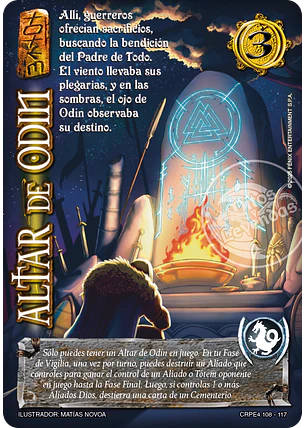 Altar de Odin (Kit Racial Dios 2025)