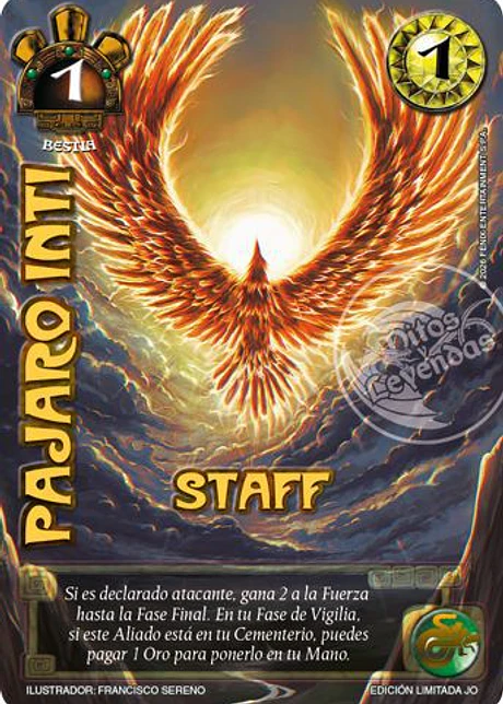 Pájaro Inti (Promocional - Staff)