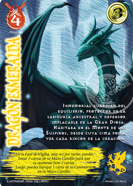 Dragón Esmeralda (Cartón x Cartón)