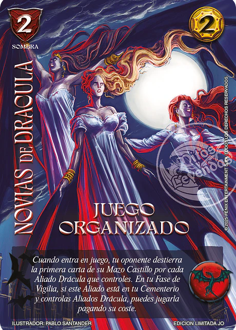 Novias de Drácula (Juego Organizado)