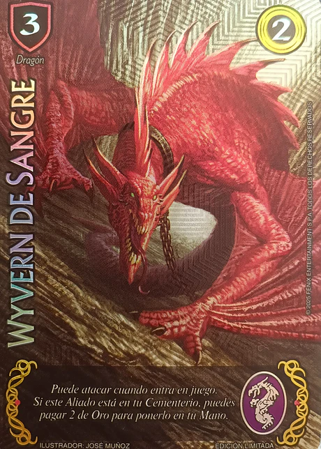 Wyvern de Sangre Arte Alternativo (Full Art Premium)