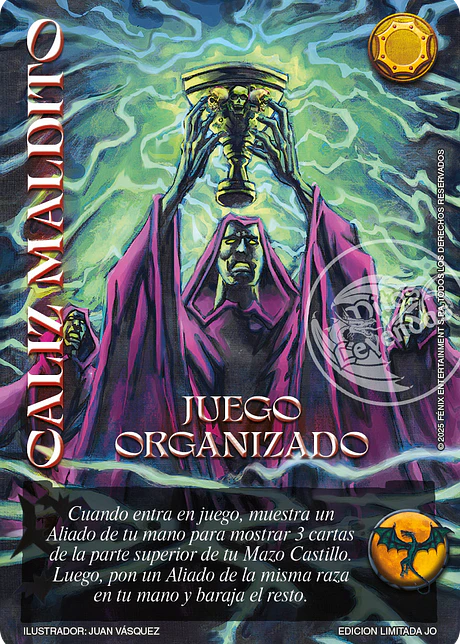 Cáliz Maldito (Juego Organizado)