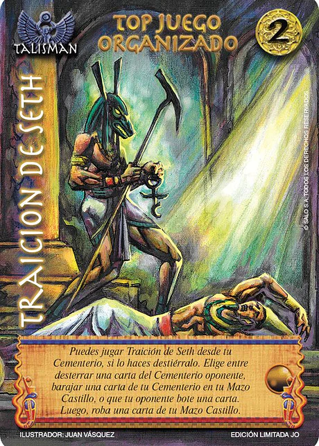 Traición de Seth (Juego Organizado)