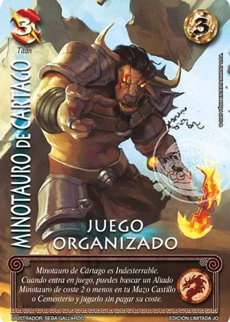Minotauro de Cártago (Juego Organizado)