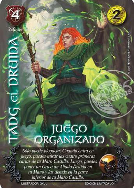 Tadg el Druida (Juego Organizado)