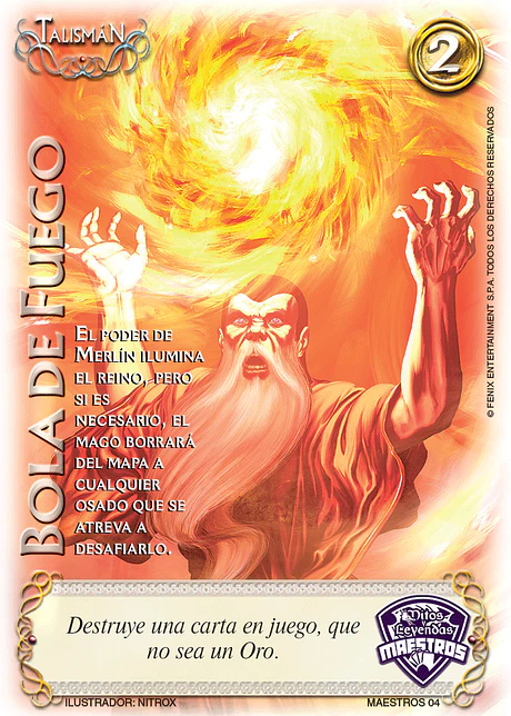 Bola de Fuego (Arte Alternativo) (Torneo Maestros Espada Sagrada)