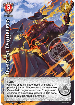 Bandido Esqueleto (Preconstruido Guerrero)