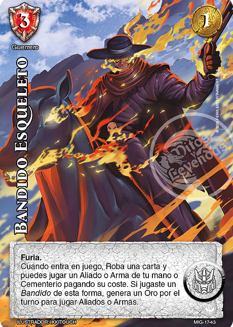 Bandido Esqueleto (Preconstruido Guerrero)