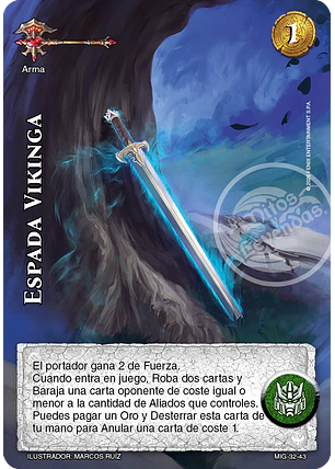 Espada Vikinga (Preconstruido Guerrero)