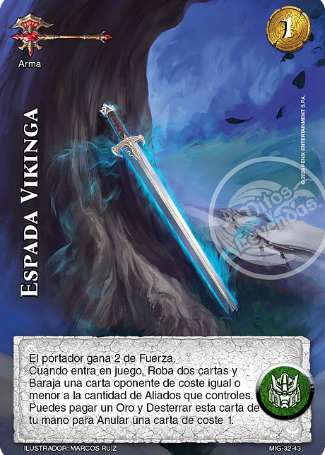 Espada Vikinga (Preconstruido Guerrero)