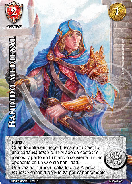 Bandido Medieval (Preconstruido Guerrero)