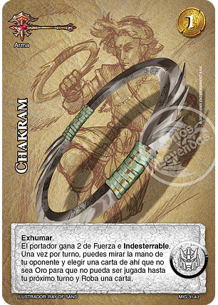 Chakram (Preconstruido Guerrero)