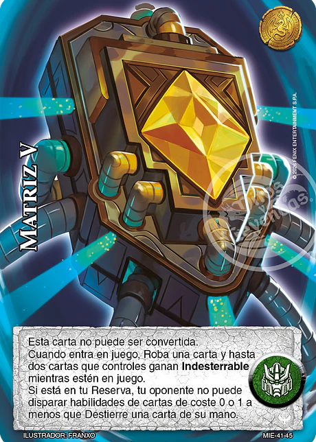 Matriz V (Preconstruido Eterno)