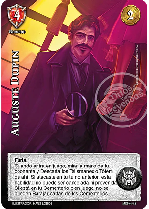 Auguste Dupin (Preconstruido Guerrero)