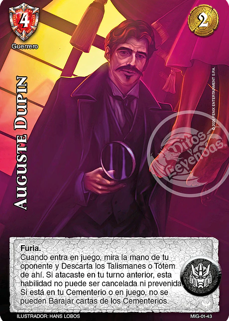 Auguste Dupin (Preconstruido Guerrero)