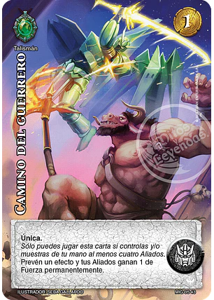 Camino del Guerrero (Preconstruido Guerrero)