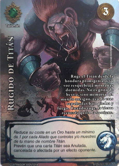 Rugido de Titán (Vigilantes - Vasalla Foil)
