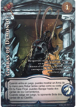 Garras de Demonio (Vigilantes - Vasalla Foil)
