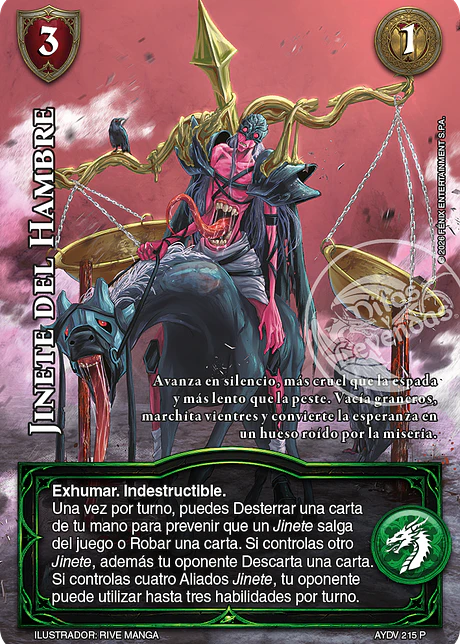 Jinete del Hambre (Buy a Box - Display Vigilantes)