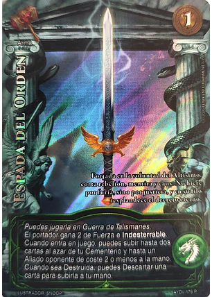 Espada del Orden (Kit de Batalla - Serafín)