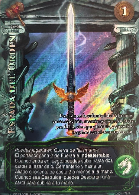 Espada del Orden (Kit de Batalla - Serafín)