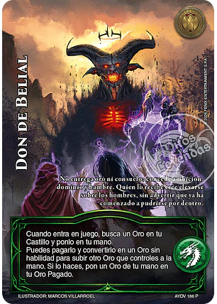 Don de Belial (Kit de Batalla - Belial)