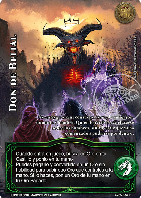 Don de Belial (Kit de Batalla - Belial)