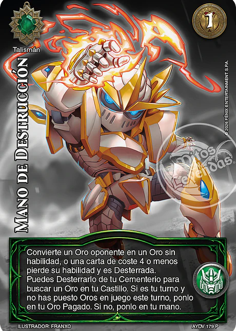 Mano de Destrucción (Kit de Batalla - Serafín / Belial)