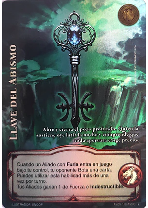 Llave del Abismo (Vigilantes - Cortesana Foil)