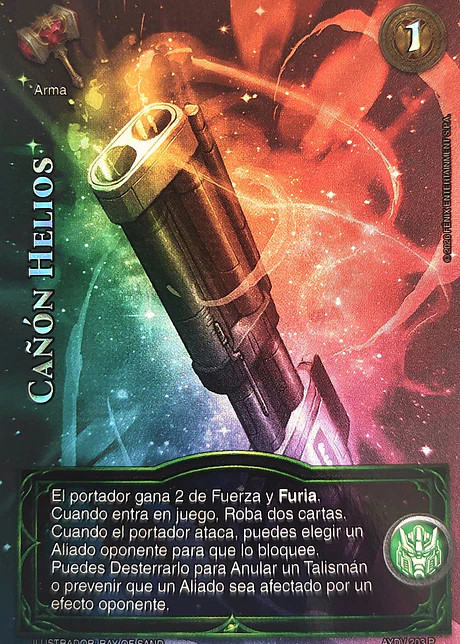 Cañón Helios (Kit Profecías)