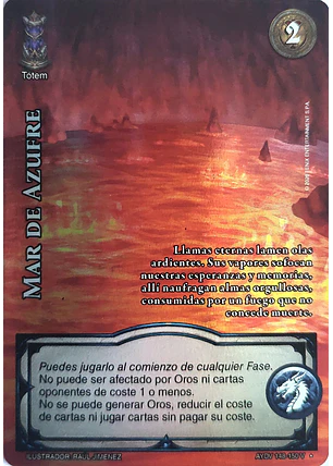 Mar de Azufre (Vigilantes - Vasalla Foil)