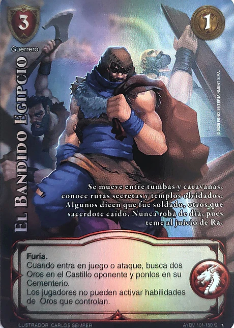 El Bandido Egipcio (Vigilantes - Cortesana Foil)