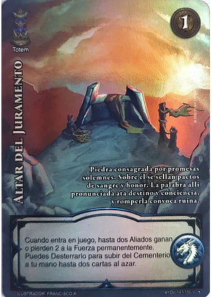 Altar del Juramento (Vigilantes - Vasalla Foil)
