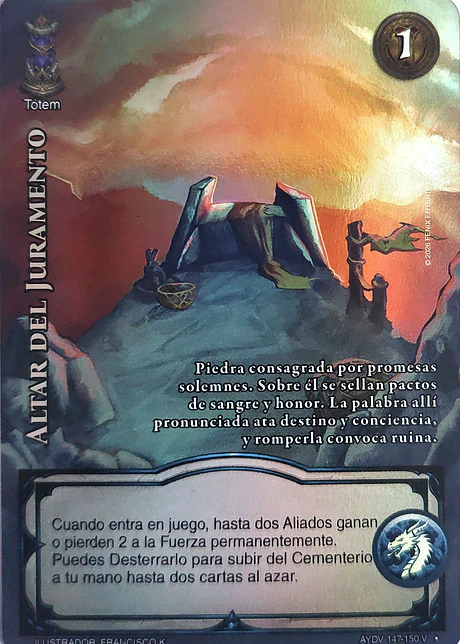 Altar del Juramento (Vigilantes - Vasalla Foil)