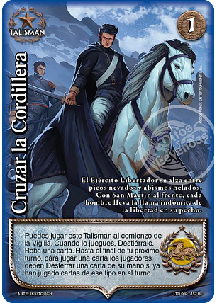 Cruzar la cordillera (LTD - Reales)