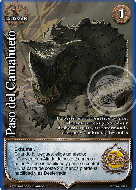 Paso del Camahueto (LTD - Reales)
